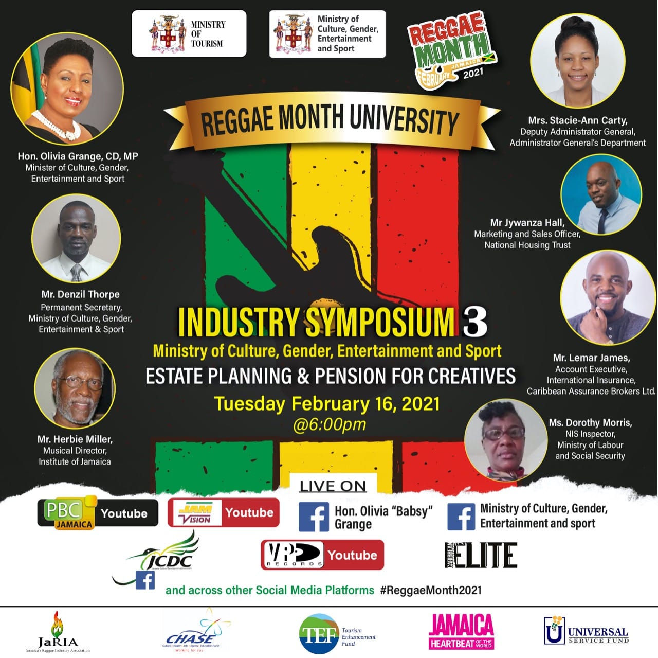 Reggae Month University - Industry Symposium #3 2021