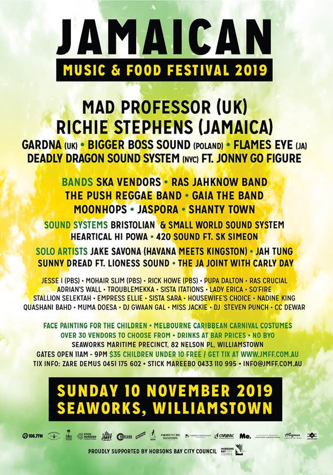 Jamaican Music & Food Festival - Melbourne 2019