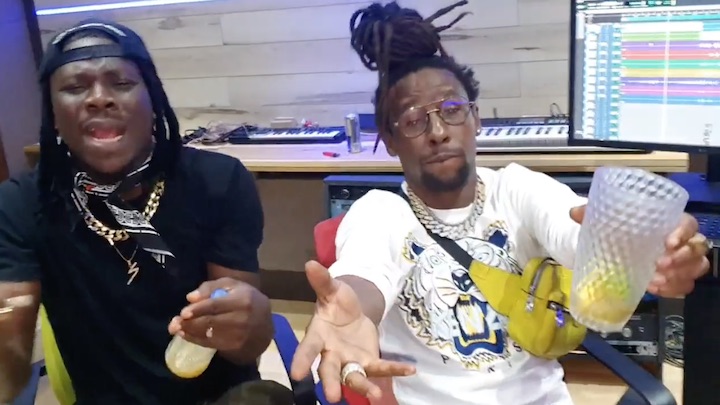 Jah Cure & Stonebwoy in the studio [1/28/2021]