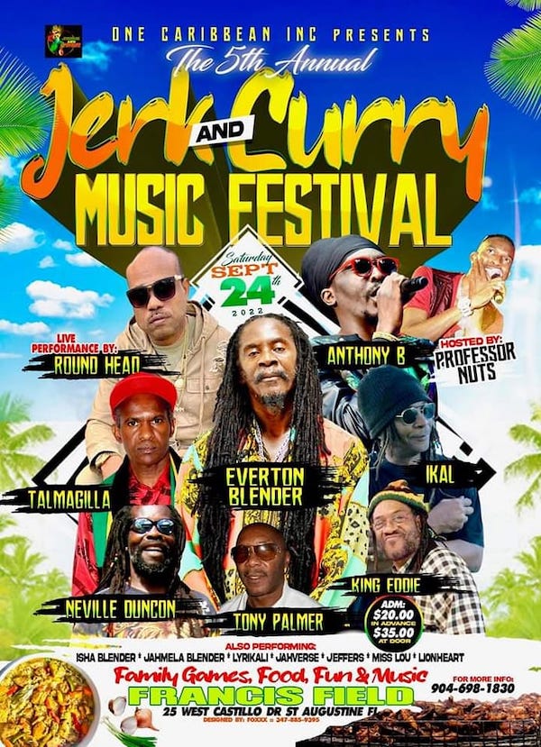 Jerk & Curry Music Festival 2022