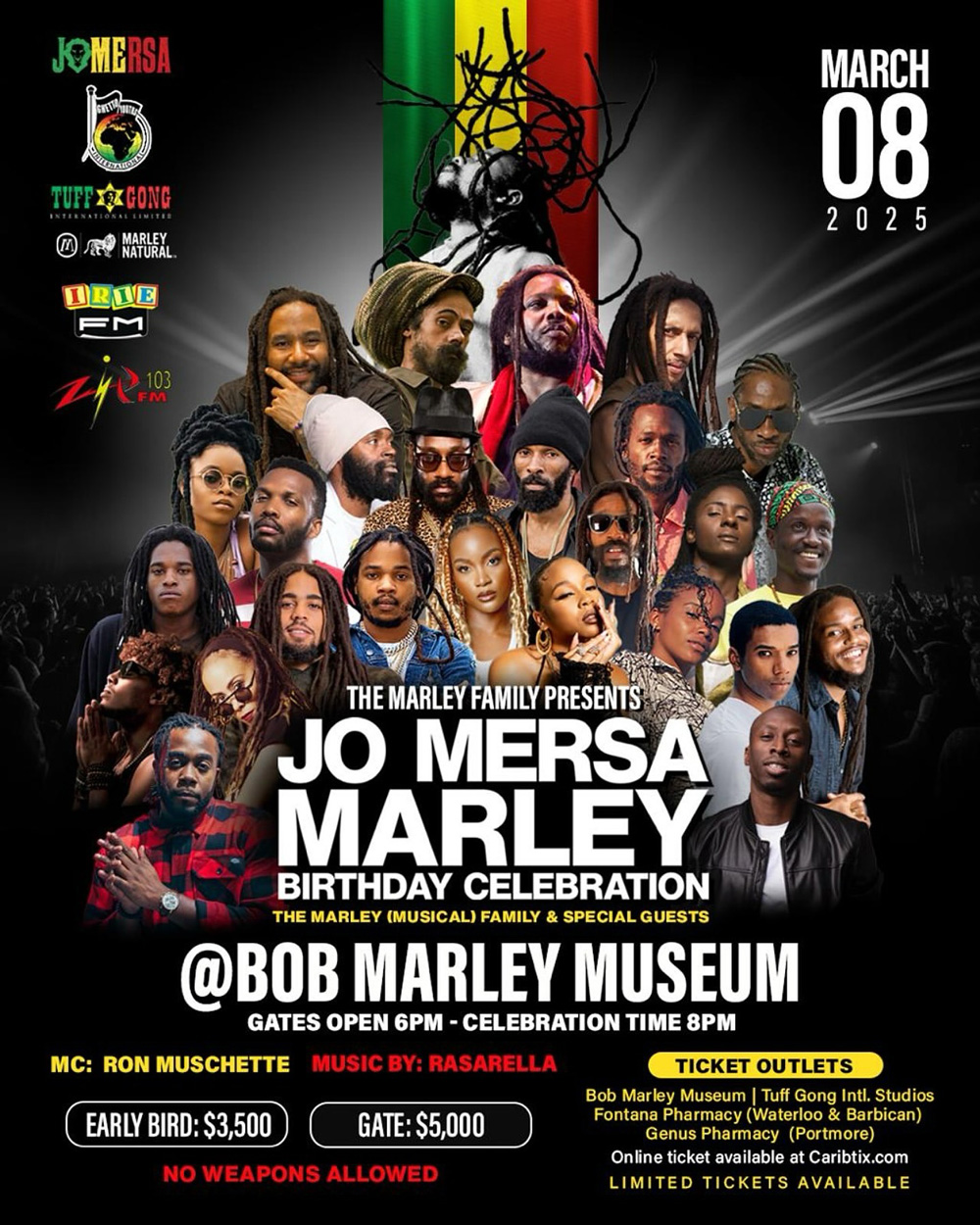 Jo Mersa Marley Birthday Celebration 2025