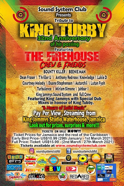 Tribute To King Tubby 2021