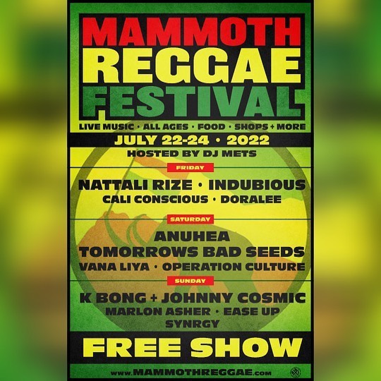 Mammoth Reggae Festival 2022