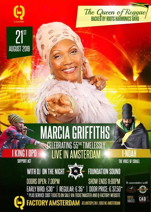 Marcia Griffiths 8-21-2019