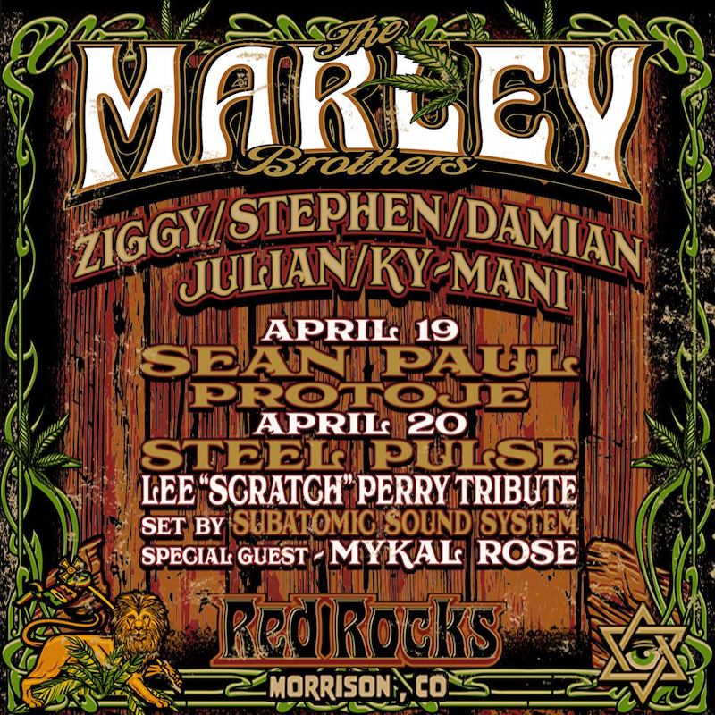 The Marley Brothers @ Red Rocks 2023