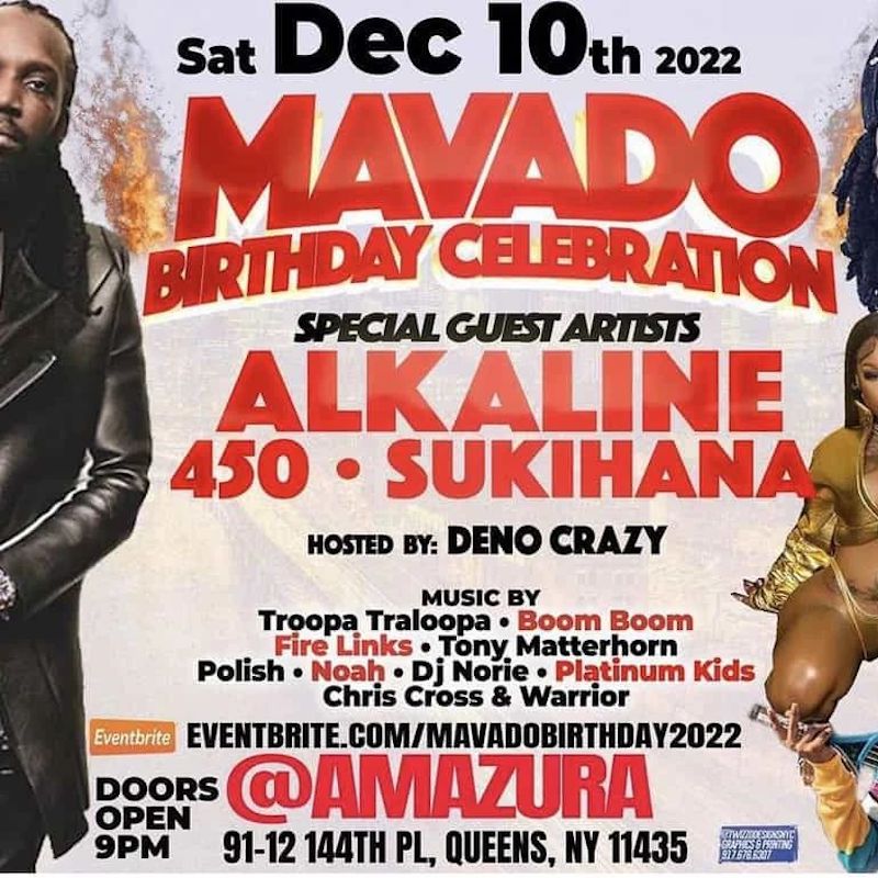 Mavado Birthday Celebration 2022