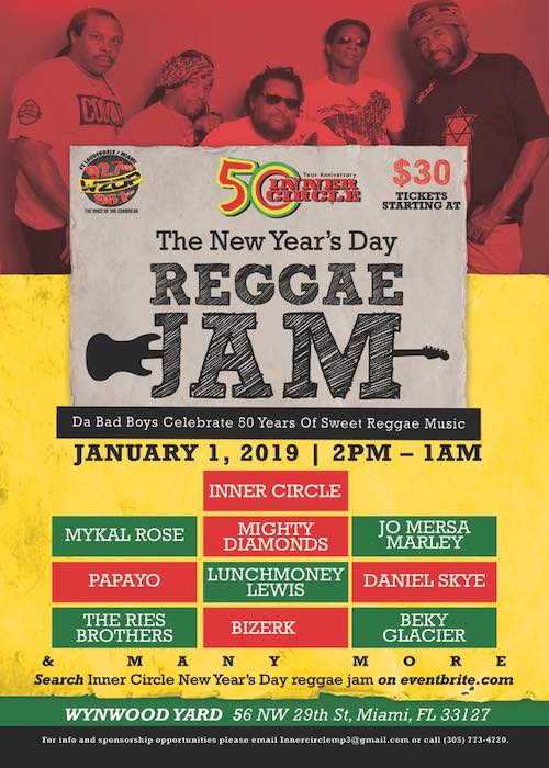 New Year's Day Reggae Jam 2019