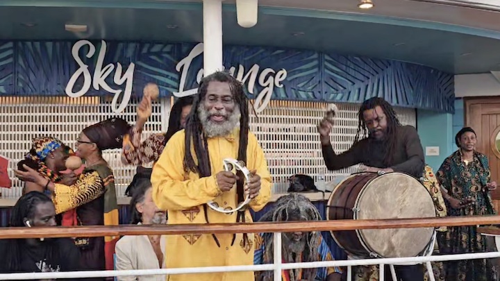 Nyahbinghi Drumming In The Morning @ Welcome to Jamrock Reggae Cruise 2023 [12/5/2023]