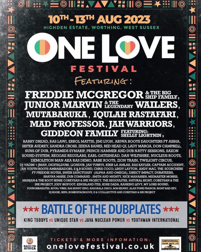 CANCELLED One Love Festival 2023
