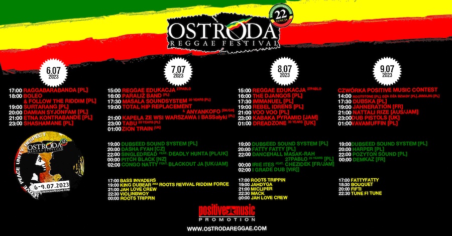 Ostróda Reggae Festival 2023