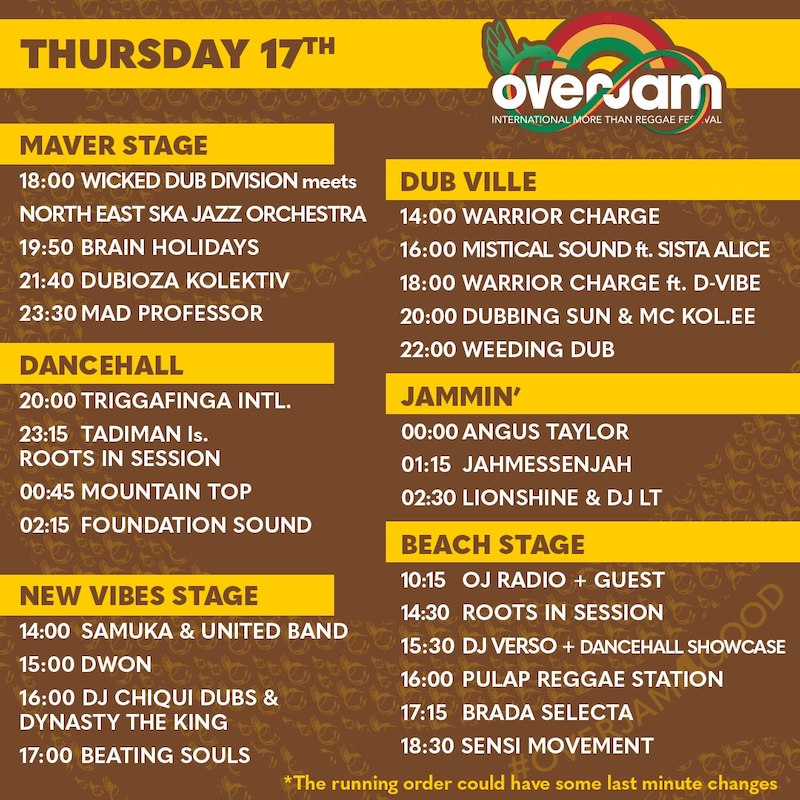 Overjam Reggae Festival 2023