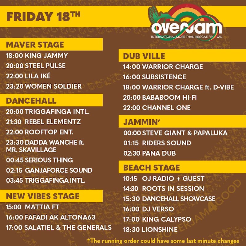 Overjam Reggae Festival 2023