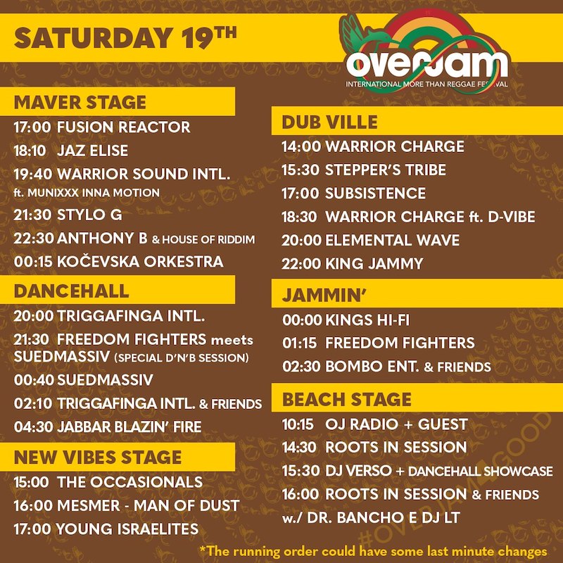 Overjam Reggae Festival 2023