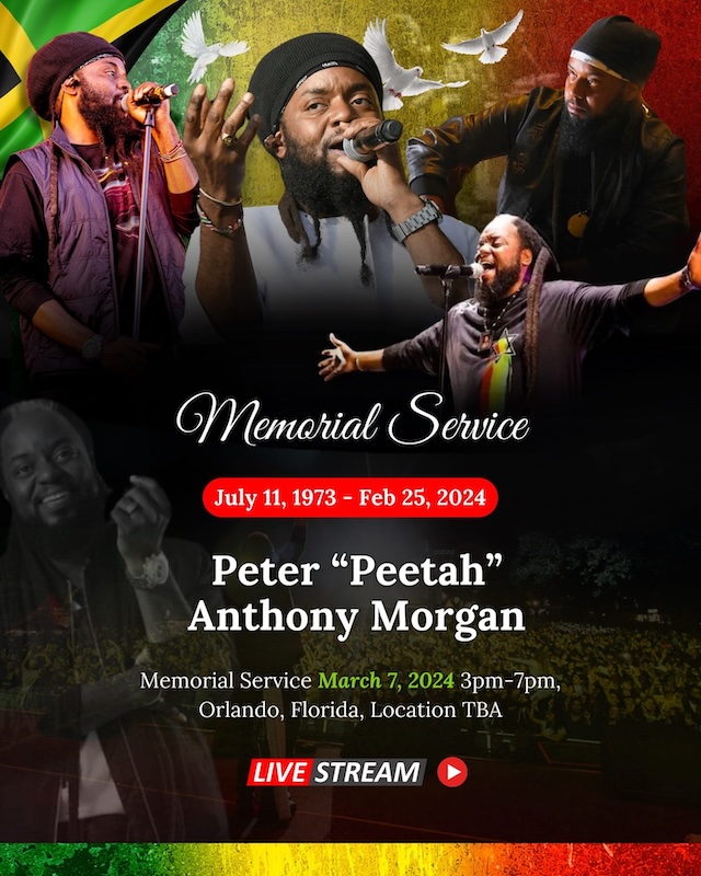 Peter 'Peetah' Anthony Morgan - Memorial Service 2024