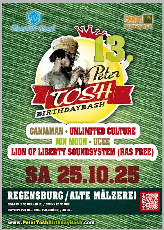 Peter Tosh Birthday Bash 2025
