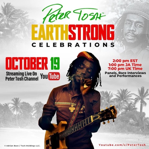 Peter Tosh Earthstrong Celebrations 2020