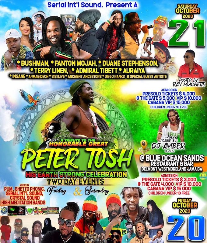 Peter Tosh Earthstrong Celebration 2023