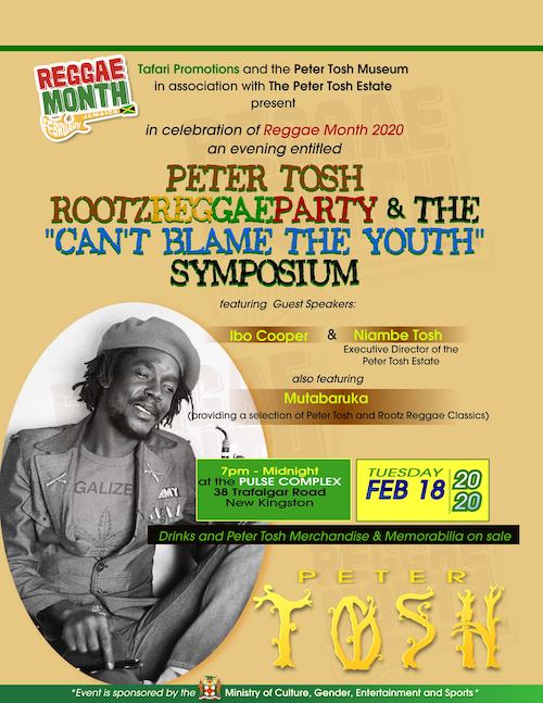 Peter Tosh Rootz Reggae Pary & Symposium 2020