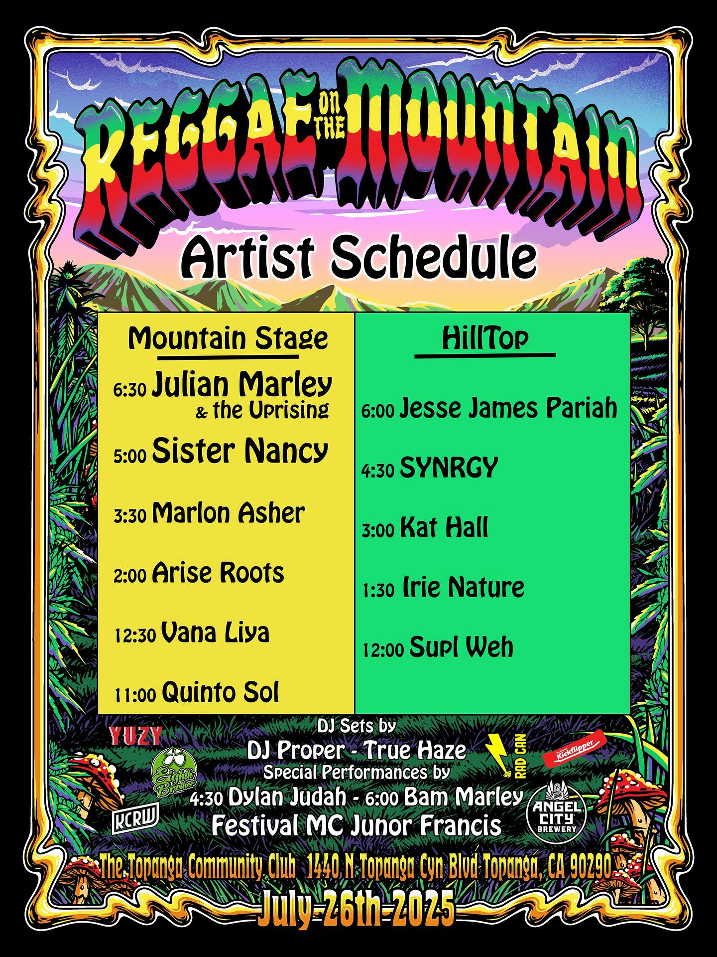 Reggae on the Mountain 2025