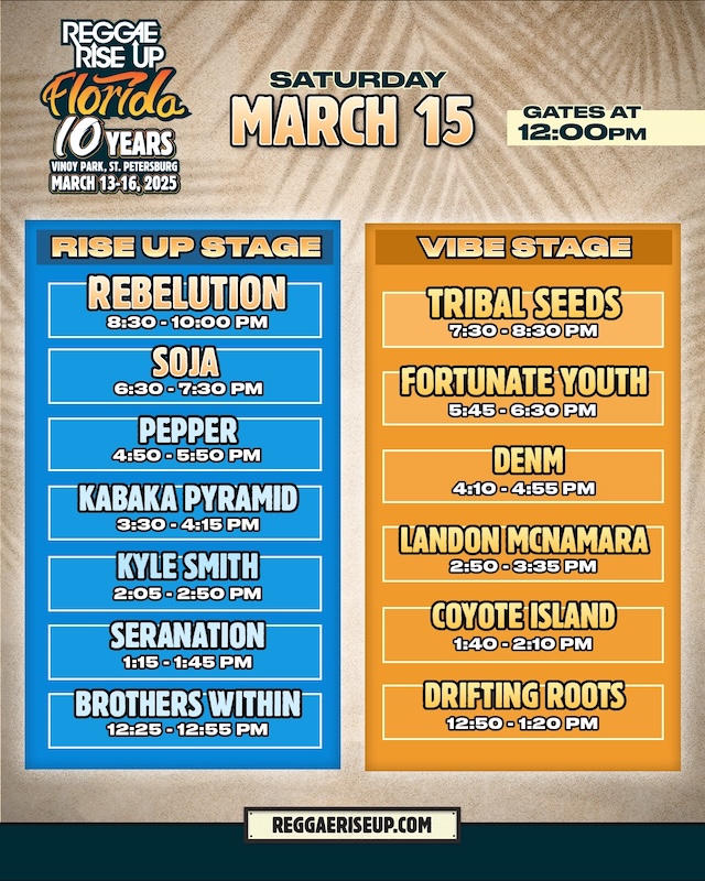 Reggae Rise Up - Florida 2025