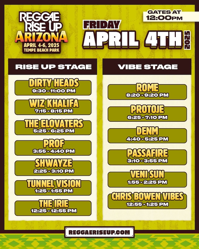Reggae Rise Up - Arizona 2025