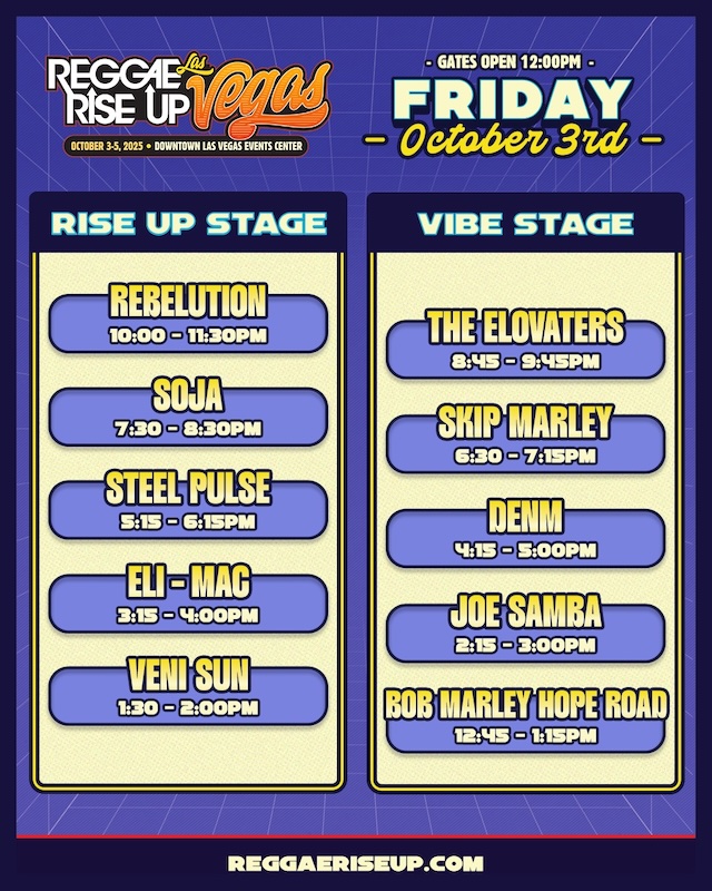 Reggae Rise Up - Las Vegas 2025