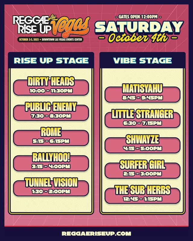 Reggae Rise Up - Las Vegas 2025