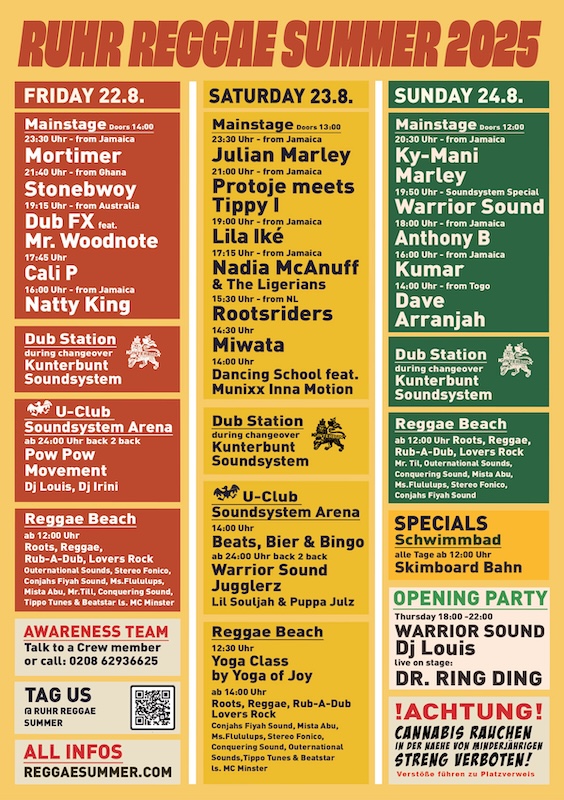 Ruhr Reggae Summer 2025
