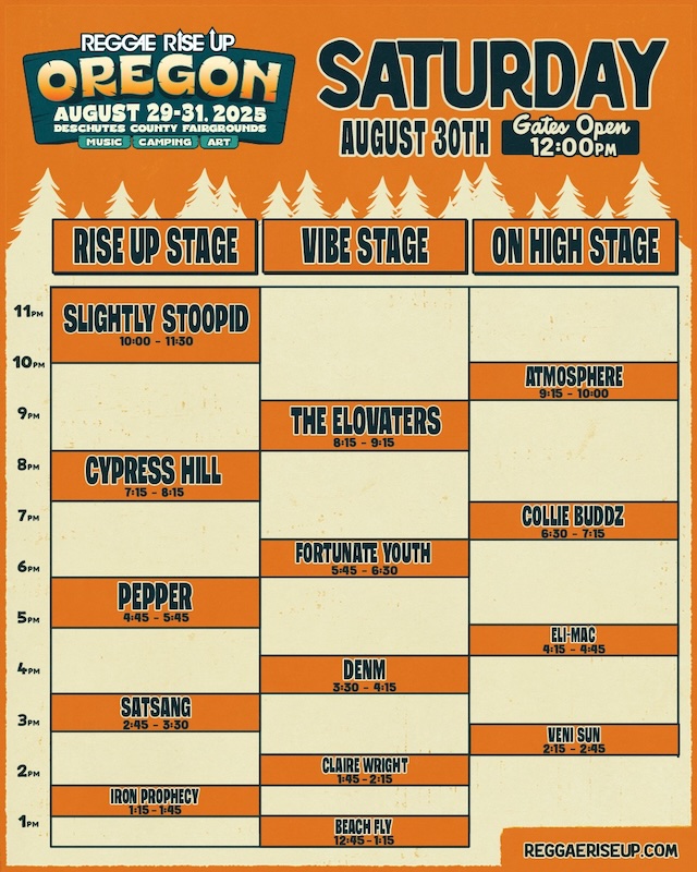 Reggae Rise Up - Oregon 2025