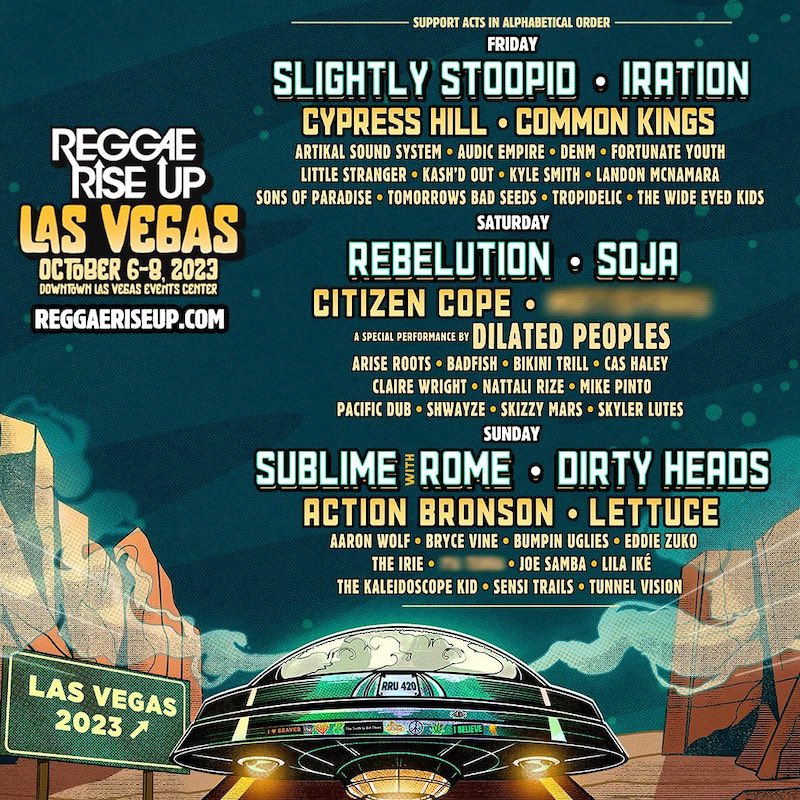 Information Reggae Rise Up Las Vegas 2023