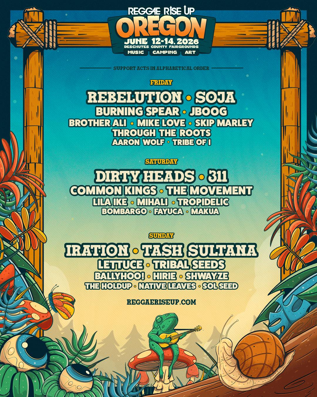 Reggae Rise Up - Oregon 2026