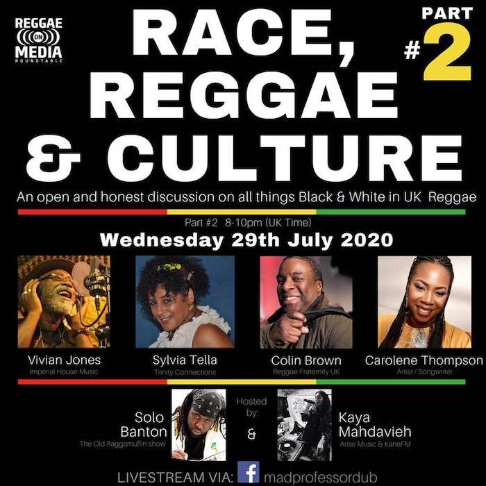 Race, Reggae & Culture - Live Discussion#2 2020