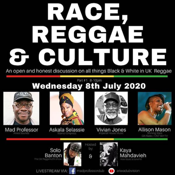 Race, Reggae & Culture - Live Discussion #1 2020