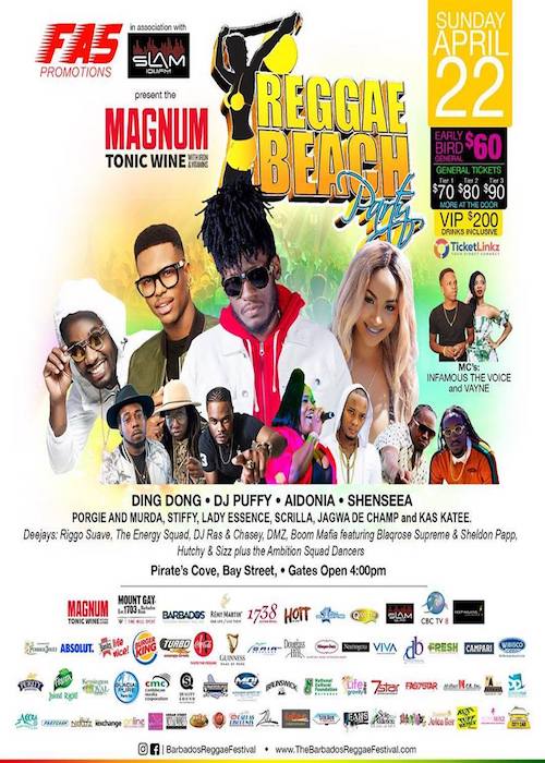 Barbados Reggae Beach Party 2018