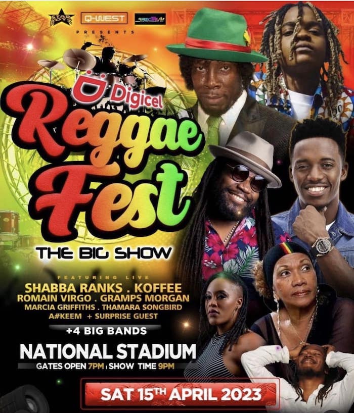 Information Reggae Fest The Big Show 2023