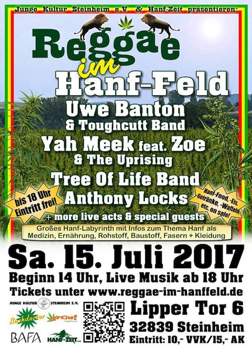 Reggae im Hanf-Feld 2017