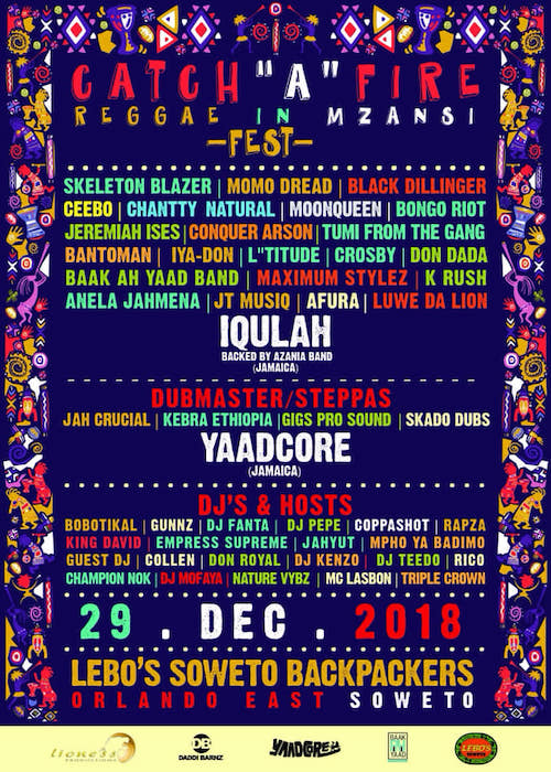 Reggae In Mzansi Fest 2018