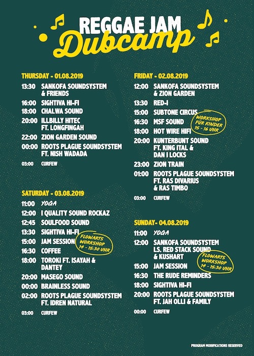 Reggae Jam 2019