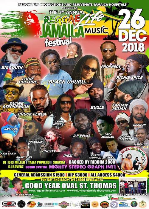 Reggae Life Jamaica Fest 2018