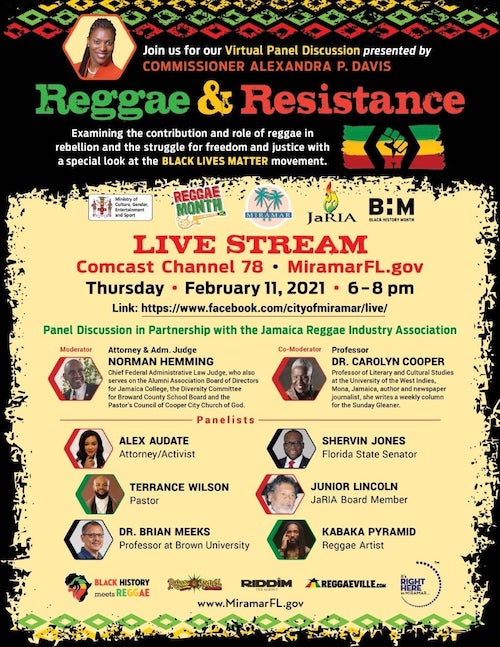 Reggae Open University - Reggae and Resistance 2021