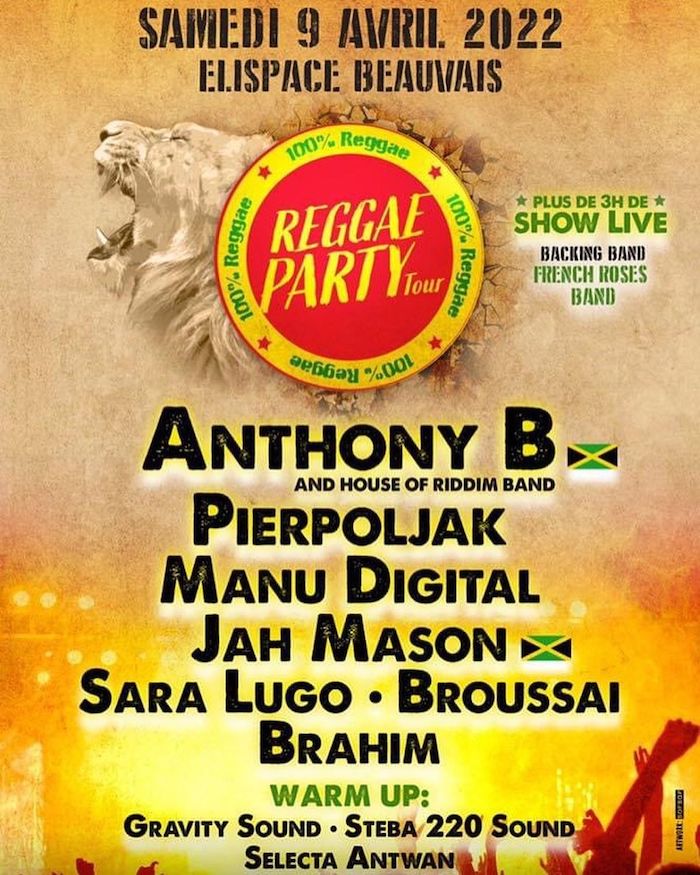 POSTPONED: Reggae Party - Beauvais 2022