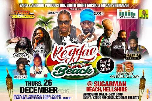 Reggae Pon Di Beach 2019