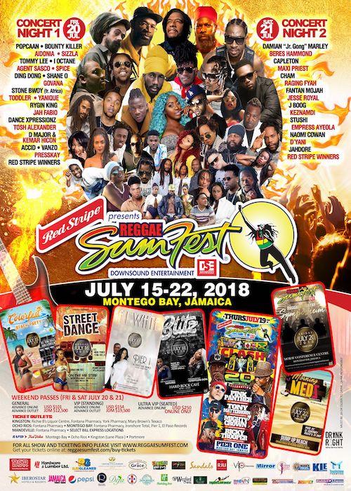 Years Reggae Sumfest 2023