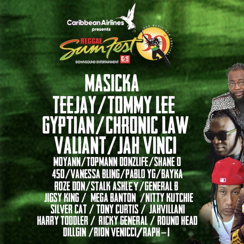 Reggae Sumfest 2023