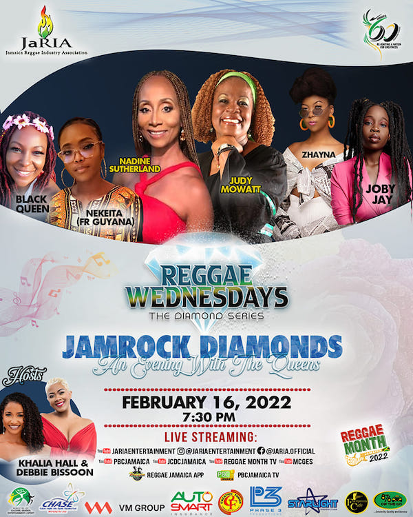 Reggae Wednesdays - Jamrock Diamonds 2022