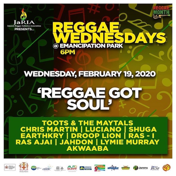 Reggae Wednesdays - Reggae Got Soul 2020
