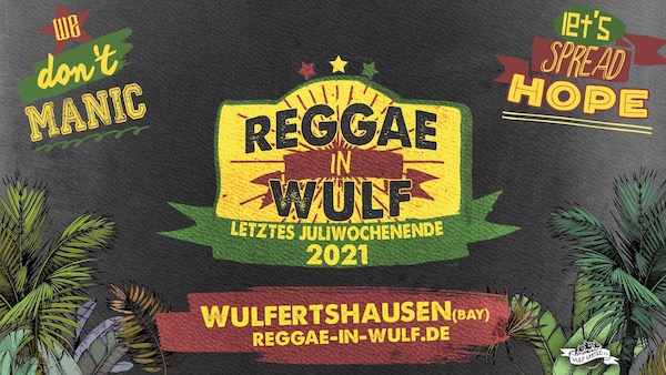 CANCELLED: Reggae In Wulf 2021