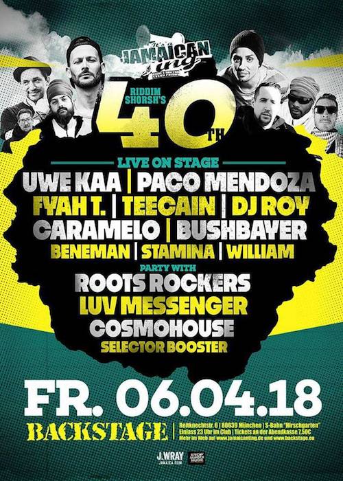 Riddim Shorsh's 40th Anniversary