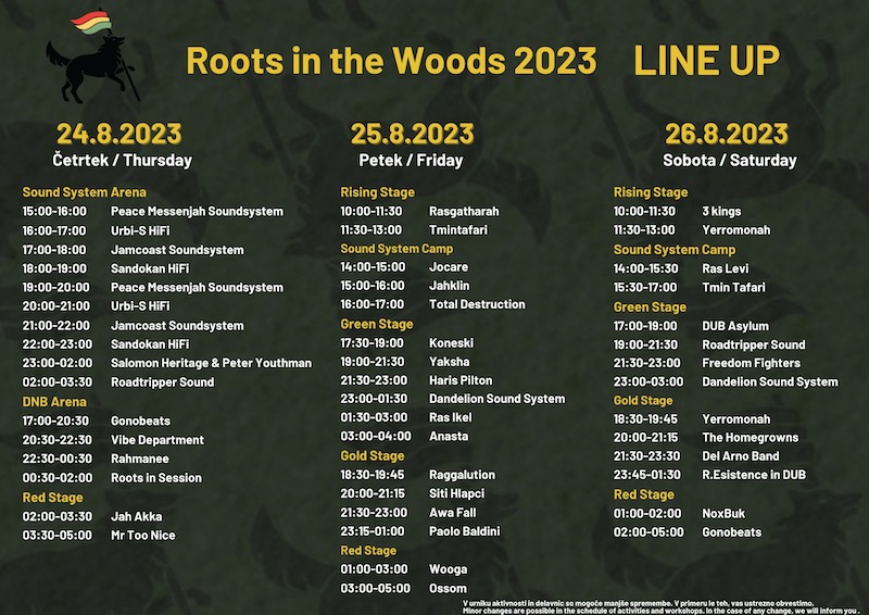 Roots In The Woods 2023
