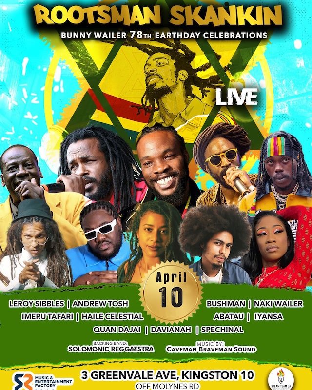 Bunny Wailer 78th Earthstrong - Rootsman Skanking 2025